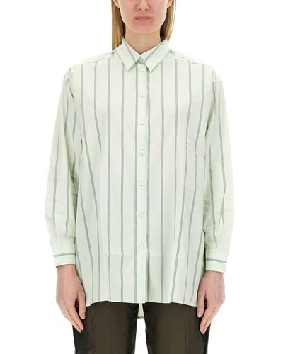 Aspesi Striped Shirt - Green