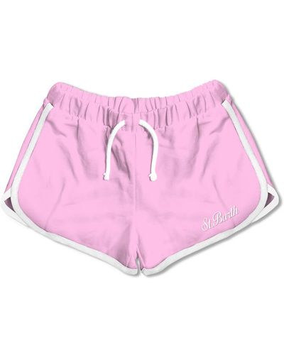 Saint Barth Francine Sport Athletic Shorts - Pink