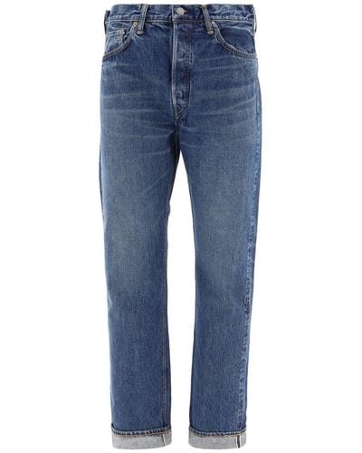Orslow "105 Standard Selvedge Denim" Jeans - Blue
