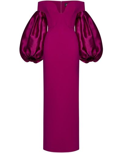 Solace London Mora Maxi Dress - Purple