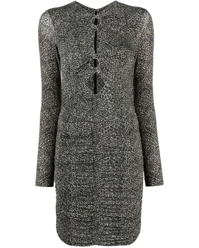 Isabel Marant Cut-out Minidress - Grey