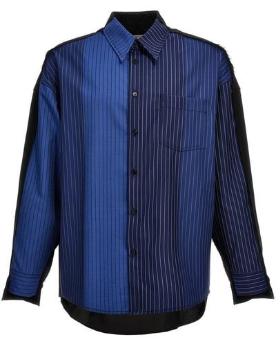 Marni Striped Shirt Shirt, Blouse - Blue
