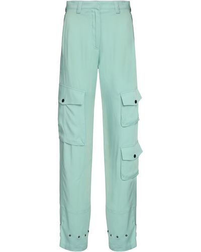 PT01 Satin Trousers - Green