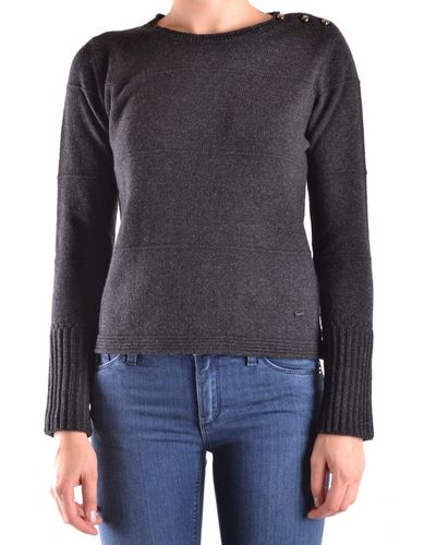 Armani Jeans Gray Wool Sweater - Black