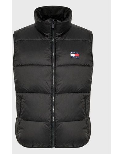 Tommy Hilfiger Tjw Reverse Monogram Puffer Vest Clothing - Black