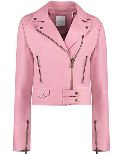 Pinko Biker Jacket - Pink