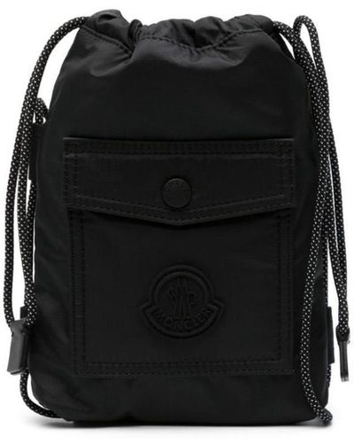 Moncler Makaio Logo-patch Crossbody Bag - Black