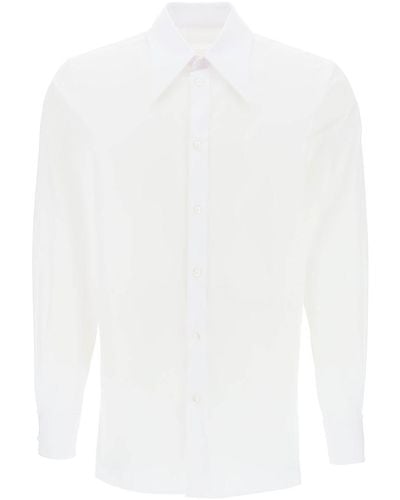 Maison Margiela "Shirt With Pointed Collar" - White