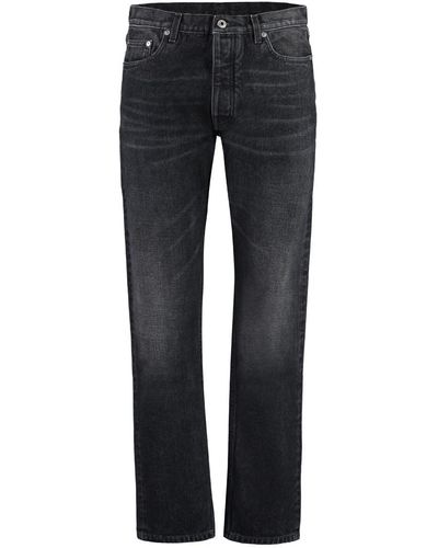 Off-White c/o Virgil Abloh 5-pocket Straight-leg Jeans - Blue