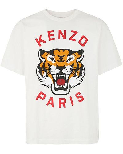 KENZO Lucky Tiger Oversize T-Shirt - White