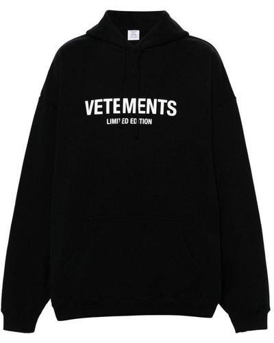 Vetements Sweatshirts - Black