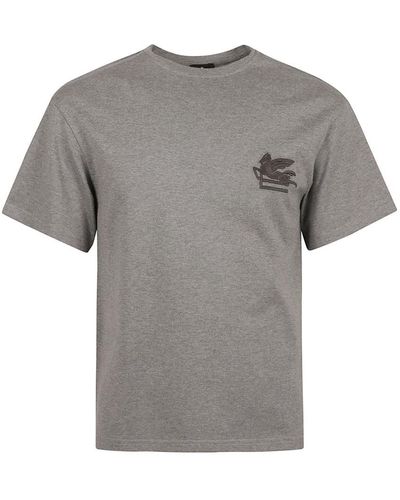 Etro Cotton T-shirt - Gray