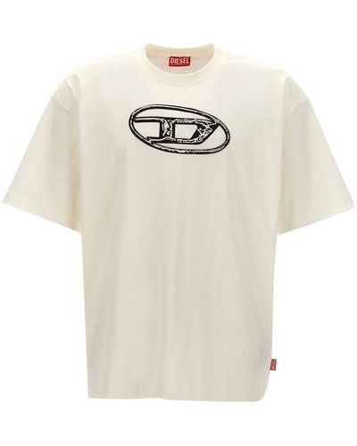 DIESEL 'T-Boxt-Q22' T-Shirt - White