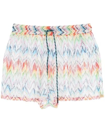 Missoni Chevron Knit Shorts - Multicolour