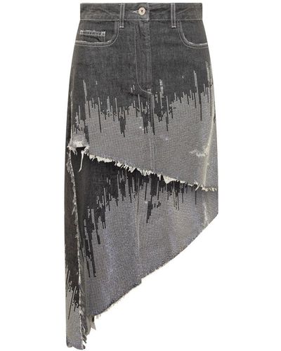 JW Anderson Asymmetrical Skirt - Grey