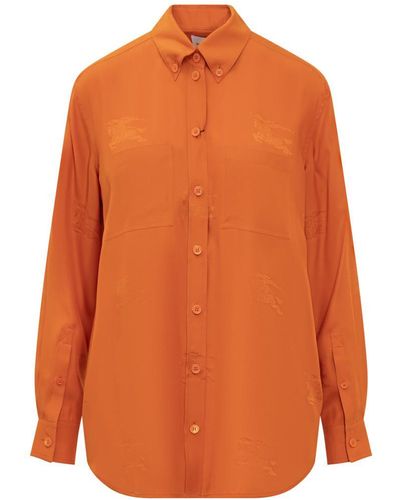 Burberry Knight Shirt - Orange