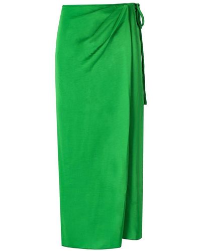 Essentiel Antwerp Midi Skirt - Green