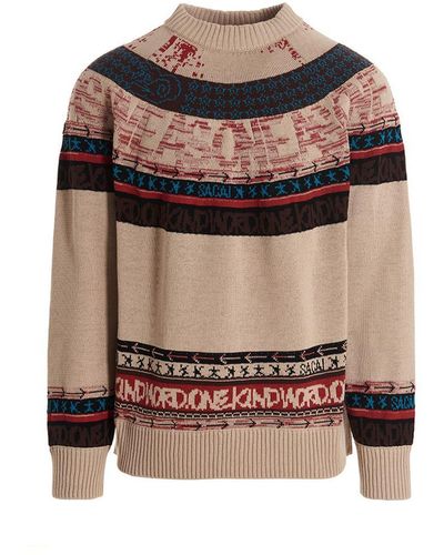 Sacai X Eric Haze Sweater - Multicolour