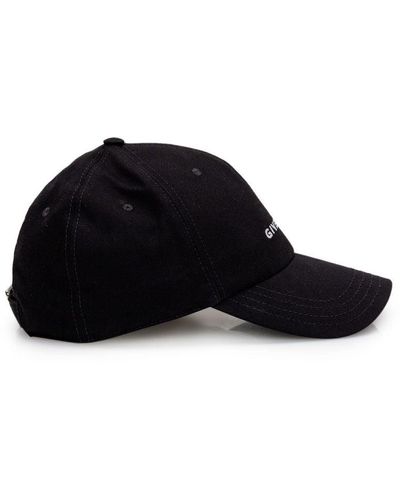 Givenchy Logo Cotton Baseball Cap - Black