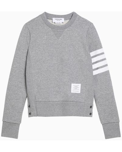 Thom Browne Jersey Crew-Neck Sweatshirt - Grey