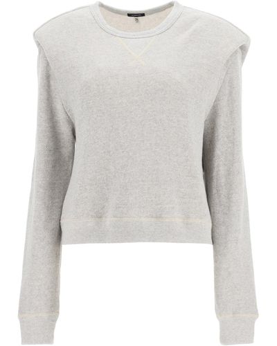 R13 Sweatshirt With Structured Shoulders - Grey