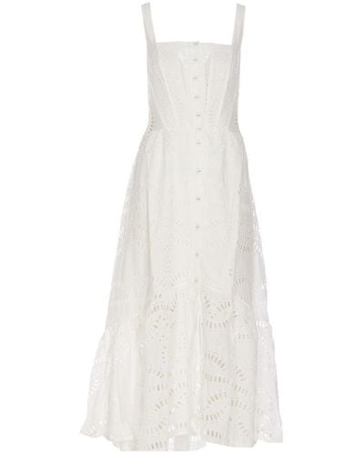 Charo Ruiz "Nissy" Long Dress - White