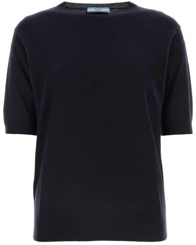 Prada Midnight Cashmere Sweater - Black