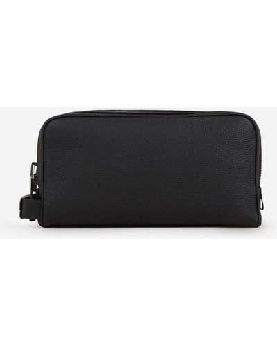 Tom Ford Granulated Leather Toiletry Bag - Black