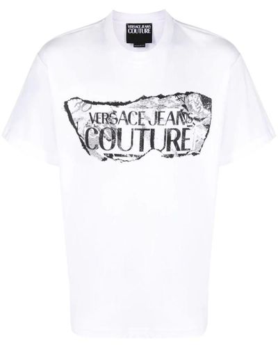 Versace Jeans Couture T-Shirt With Logo - White