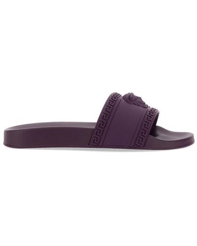 Versace Slide Sandal - Purple