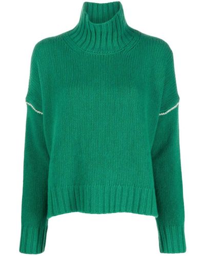 Woolrich Wool Turtleneck Sweater - Green