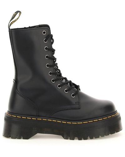 Dr. Martens 'jadon Hi' Lace Up Combat Boots - Black