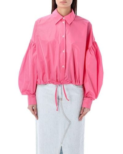 MSGM Baloon Sleeves Shirt - Pink