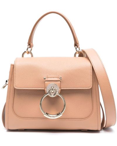Chloé Tess Mini Leather Handbag - Pink
