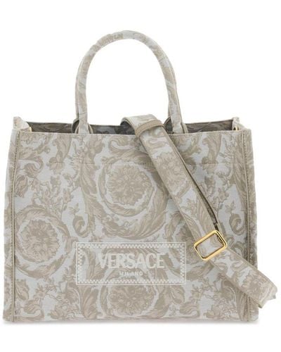 Versace Athena Barocco Tote Bag - Gray