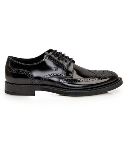 Tod's Laced Derby - Black