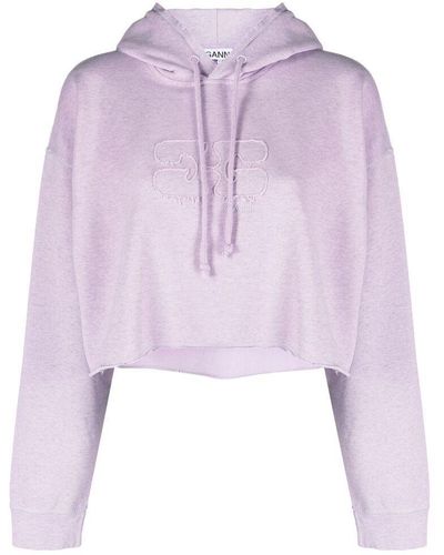 Ganni Sweatshirts - Purple