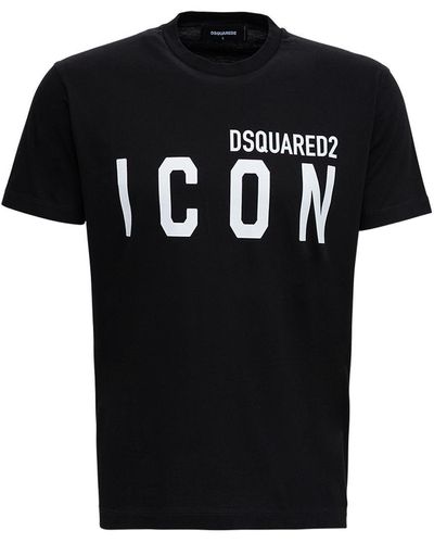dsquared t shirt black and red