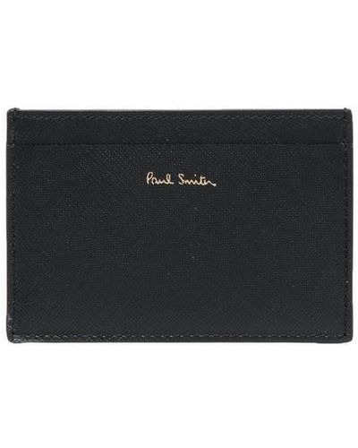 Paul Smith Leather Credit Card Case - Black