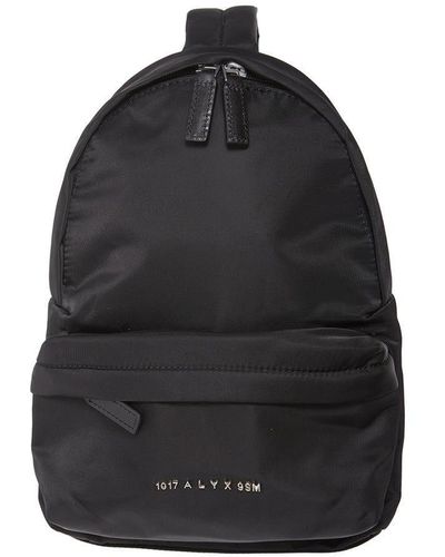 1017 Alyx 9SM Studios Og Buckle 2016 Black Cotton Backpack