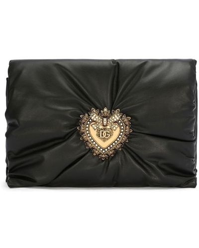 Dolce & Gabbana ‘Devotion Soft Medium’ Shoulder Bag - Black