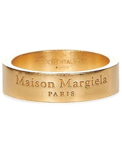 Maison Margiela Logo Ring - Metallic