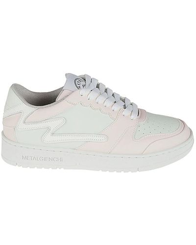 METAL GIENCHI Icx Low Leather Trainers - White