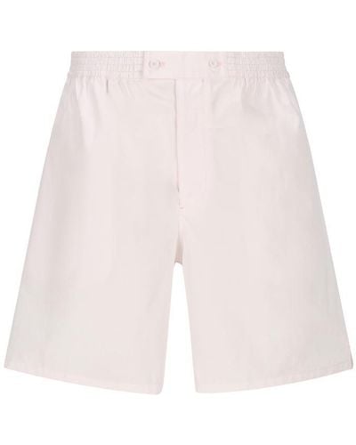 Prada Elasticated Waistband Shorts - White
