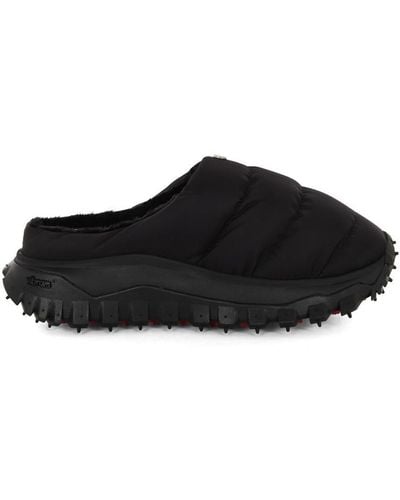 Moncler Genius Puffer Trail Slides Shoes - Black
