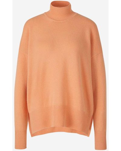 Jil Sander Cashmere Knit Sweater - Orange