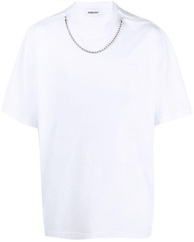 Ambush Chain Cotton T-shirt - White