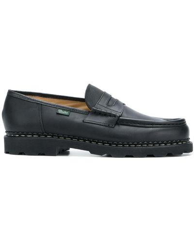 Paraboot Reims Leather Loafers - Black