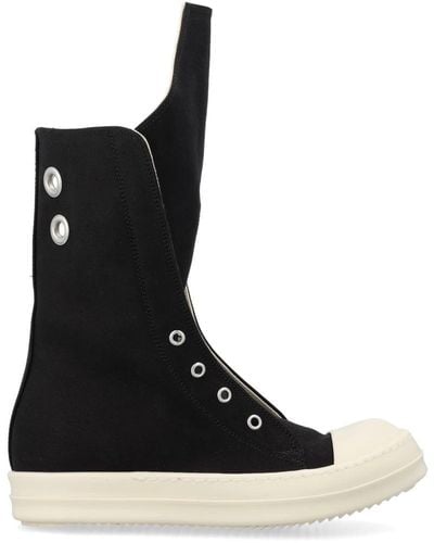 Rick Owens Boot Trainers - Black