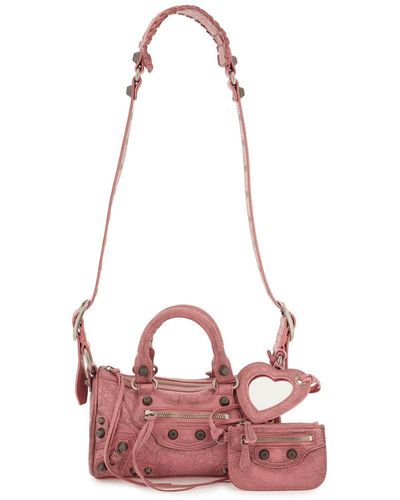 Balenciaga Le Cagole Mini Duffle Bag - Pink